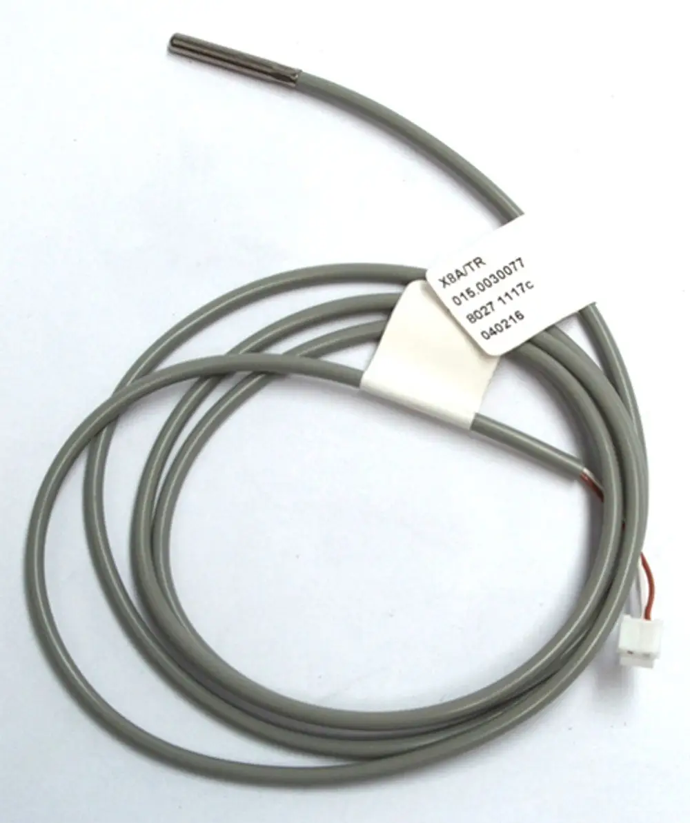 Grauer Temperatursensor mit einem langen Außensensor und einem Verbindungskabel, verwendbar in Daikin-Systemen.